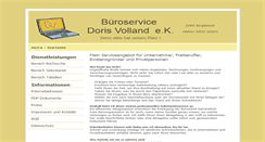 Desktop Screenshot of bueroservice-volland.de